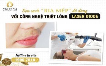 Phương Pháp Triệt Ria Mép Với Công Nghệ Triệt Lông Laser DioDe