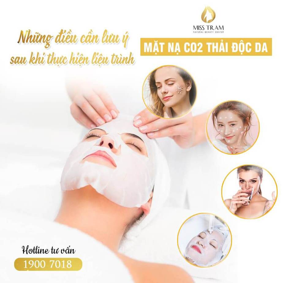 Effective skin detoxification with co2 mask treatment