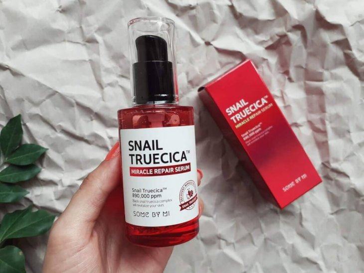Review Tinh Chất Some By Mi Snail Truecica Miracle Repair Serum