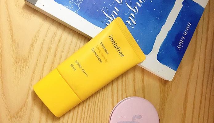 Review Innisfree Intensive Long Lasting Sunscreen SPF50+ Result