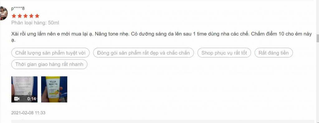 Review Kem Chống Nắng Some By Mi Yuja Niacin Mineral 100 Brightening Suncream Cơ sở
