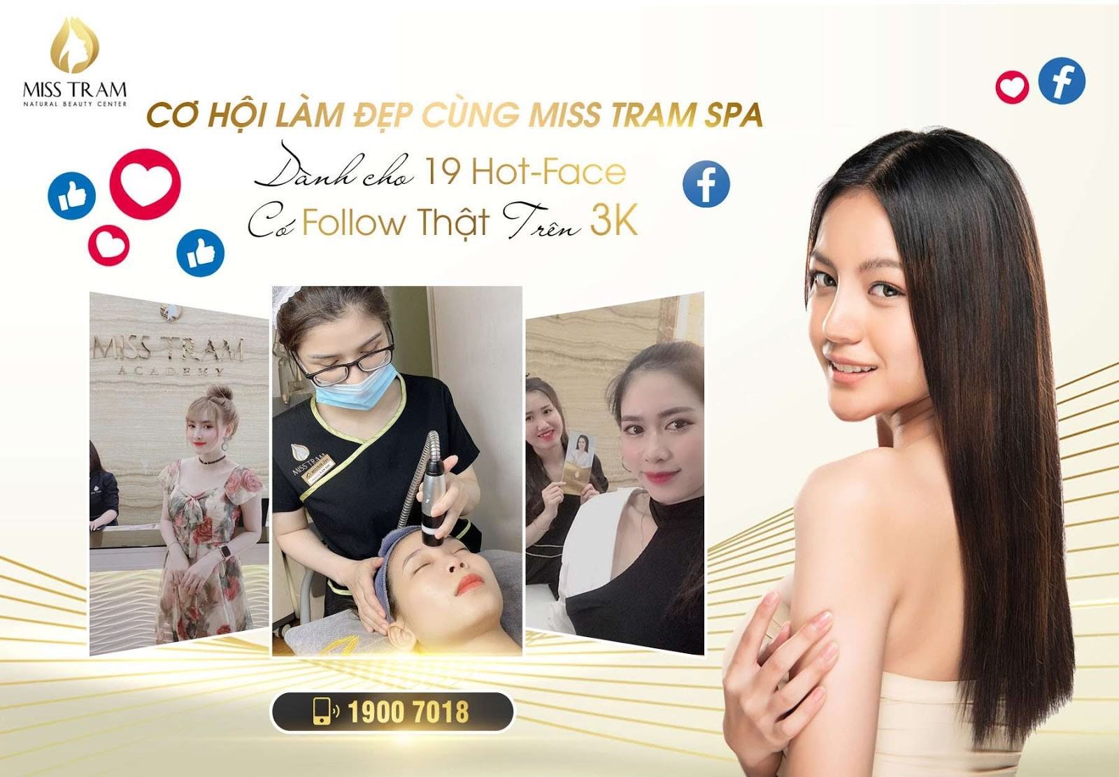 CƠ HỘI LÀM ĐẸP CÙNG MISS TRAM SPA