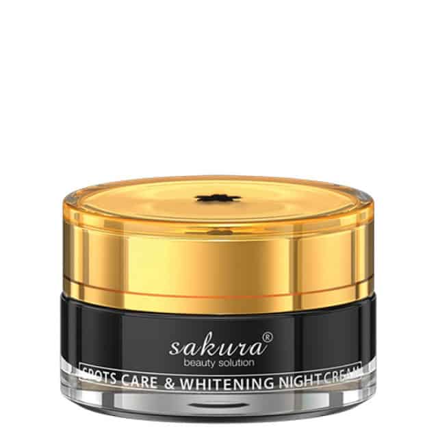 Kem trị nám, tàn nhang Sakura Spot Care & Whitening Night Cream