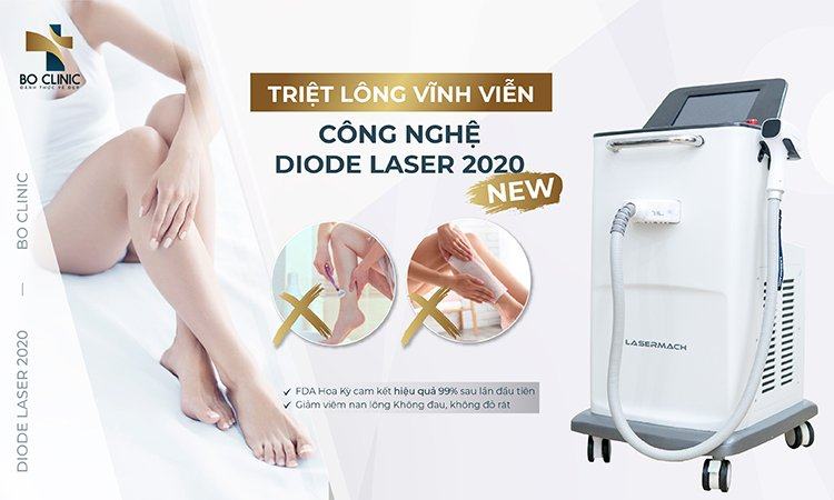 Bo Clinic - Công nghệ triệt lông Diode Laser tại Phú Nhuận