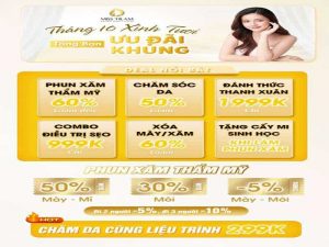 Tháng 10 Xinh Tươi – Tặng Nàng Nhiều Ưu Đãi Làm Đẹp