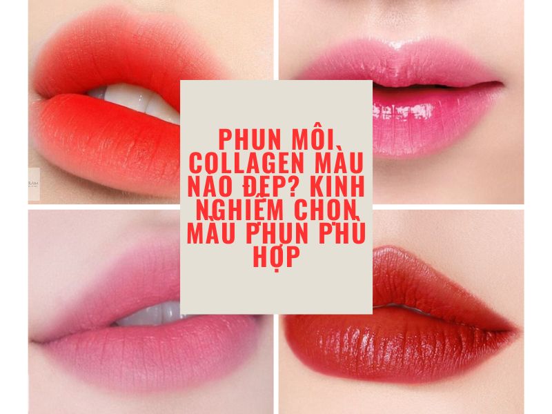 Prestigious collagen lip spray spa in HCM