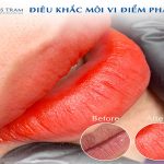 Xuất Sắc Đôi Môi Điêu Khắc Vi Điểm Pha Lê