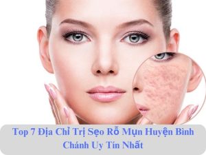 spa điều trị sẹo rỗ chuyên nghiệp ở bình chánh hcm