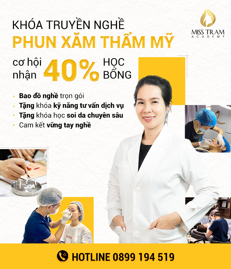 Đăng Ký Ngay Khóa Truyền Nghề Phun Xăm Thẩm Mỹ Tại Miss Tram Academy - Cơ Hội Vàng Cho Sự Nghiệp Bền Vững Lộ diện