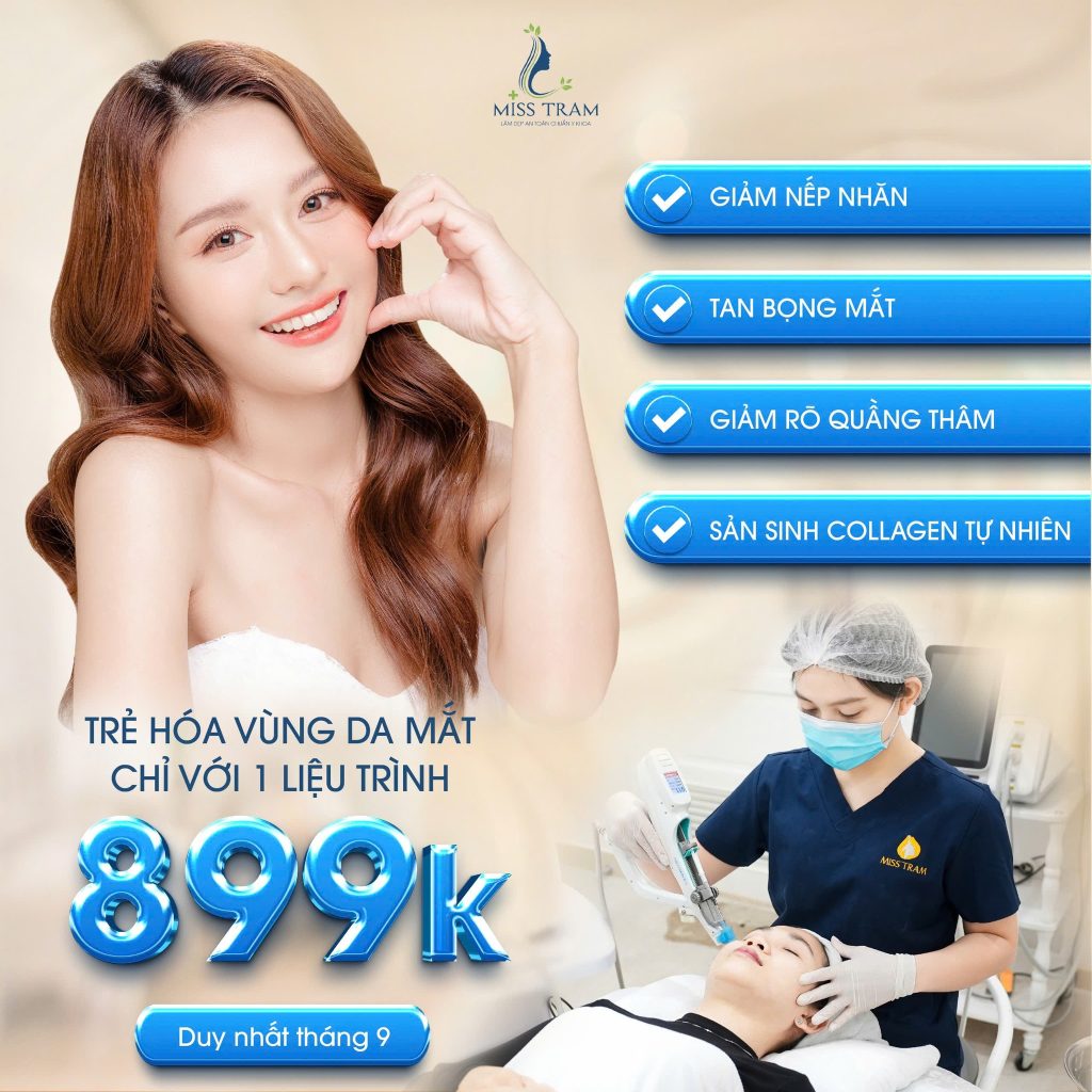 Trẻ Hóa Vùng Da Mắt: Sự Thay Đổi Trong Tầm Tay Bạn Chỉ Với 1 Liệu Trình MESO NANO PEPTIDE Xác thực