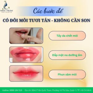 Các Bước Để Có Đôi Môi Tươi Tắn – Không Cần Son | Bí Quyết Chăm Sóc & Làm Đẹp Tự Nhiên Người trong cuộc