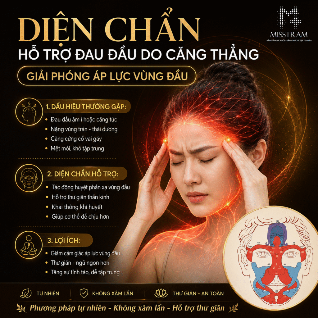 Diện Chẩn Hỗ Trợ Đau Đầu Do Căng Thẳng – Giải Phóng Áp Lực Vùng Đầu Cơ bản