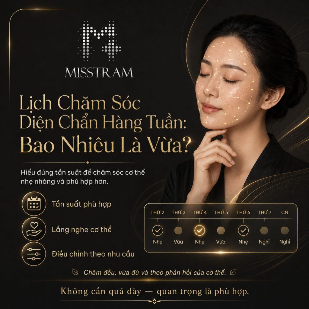 Lịch Chăm Sóc Diện Chẩn Hàng Tuần: Bao Nhiêu Là Vừa? Ghi nhớ