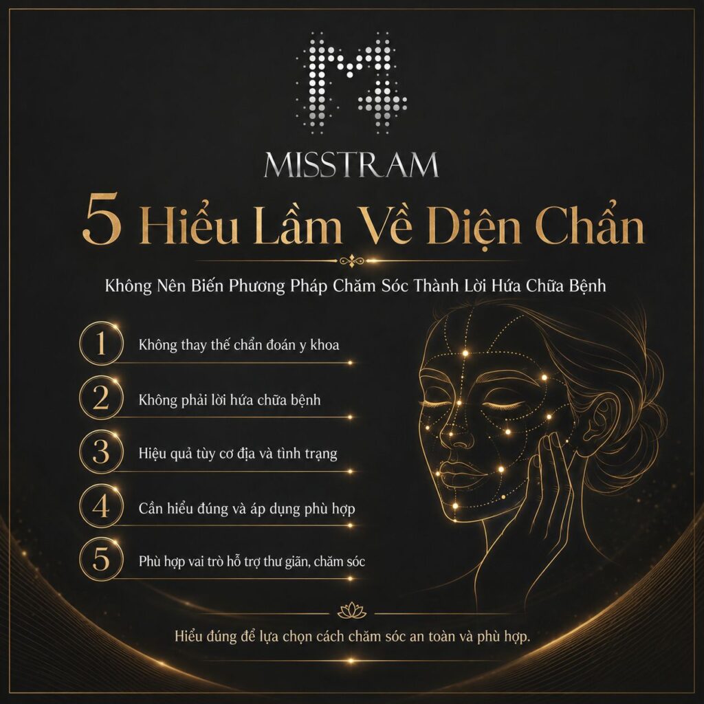 5 Hiểu Lầm Về Diện Chẩn: Không Nên Biến Phương Pháp Chăm Sóc Thành Lời Hứa Chữa Bệnh Nhận xét