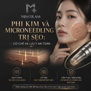 Phi Kim Và Microneedling Trị Sẹo: Cơ Chế Và Lưu Ý An Toàn Công nhận