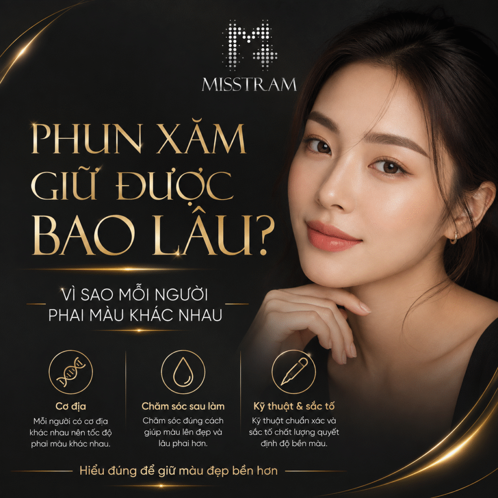 Phun Xăm Giữ Được Bao Lâu? Vì Sao Mỗi Người Phai Màu Khác Nhau Nhấn mạnh